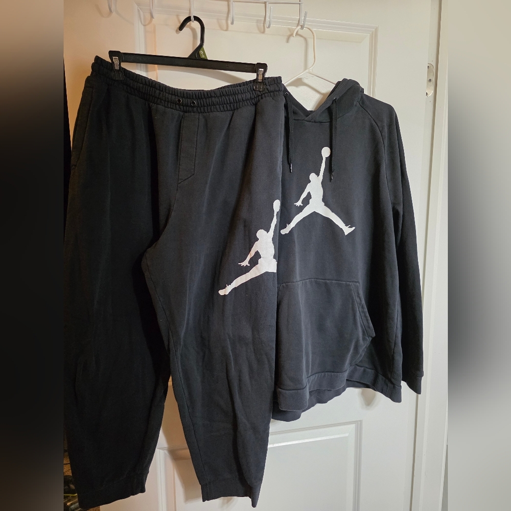 Mens Black Jogger Sweatsuit
